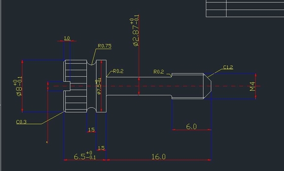 De anti-diefstal Gevangen Schroef van Roestvrij staaltorx met Kolom M4X12