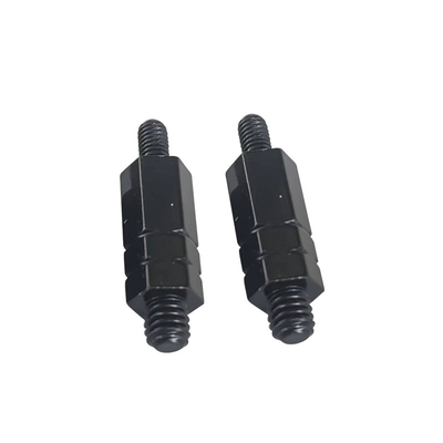 #4-40 Dubbele einddraad Hex Bracket Voor Chassis Connection Koud gesmeed M3 10mm Electrophoresis Zwart Hex Stud