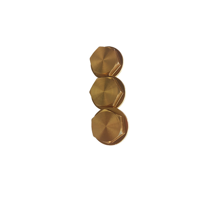 Geanodiseerd de Boutengoud van het roestvrij staal 304/Aluminium Decoratief Wiel