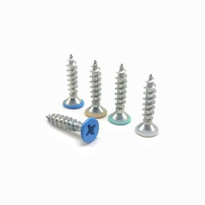 Countersunk Cross Self Tapping Schroef Customized Kleur Verf Flat Head