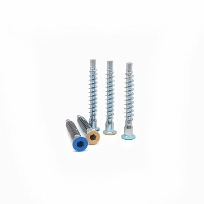 Gepersonaliseerde rechtstreekse reparatie meubels schroeven Countersunk Hexagonal Roller Coaster draad