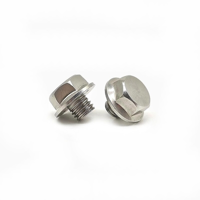 Aangepaste zeshoekige aluminium rechte schroef auto hub decoratieve nagel cd
