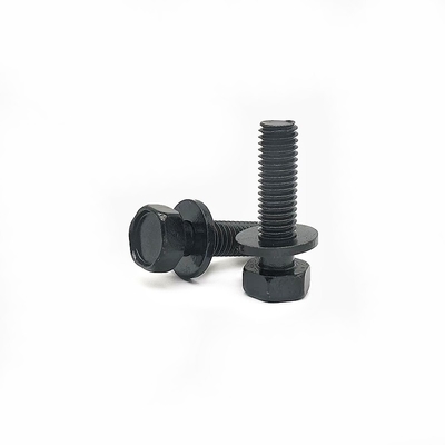 10.9 koolstofstaal met zeshoekige kopbout externe platte pad combinatie schroef