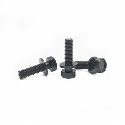 10.9 koolstofstaal met zeshoekige kopbout externe platte pad combinatie schroef