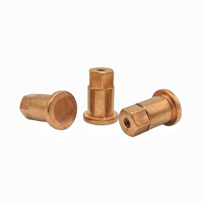 Op maat gemaakte koperen schroef # 10-24 Amerikaanse Externe Hexagon Nut Golf Cart Accessoires