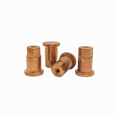 Op maat gemaakte koperen schroef # 10-24 Amerikaanse Externe Hexagon Nut Golf Cart Accessoires