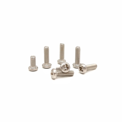 Op maat gemaakte Pan Head Precision Mechanical Screw Crown Bewerking Roestvrij staal Kruis