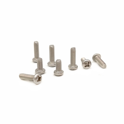 Op maat gemaakte Pan Head Precision Mechanical Screw Crown Bewerking Roestvrij staal Kruis