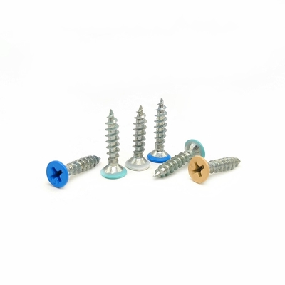 Counter-Sunk Head Cross Self-Tapping Schroeven met platte kop met kleurverf