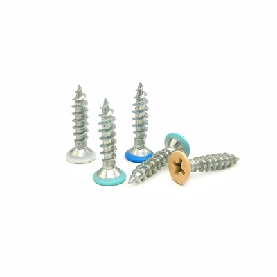 Counter-Sunk Head Cross Self-Tapping Schroeven met platte kop met kleurverf