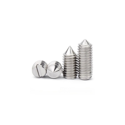 Fabriek directe verkoop roestvrij staal 304 Slotted Tip Set Schroef Machine Meter Spire Schroef