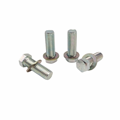 Groothandel Milieubescherming Zwart Zink Buiten Hexagon Bolt Kleur Zink Volstreng Hexagon hoofd schroef