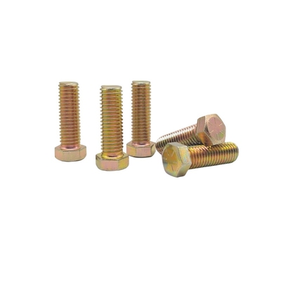 M10*30 Milieubescherming Kleur Zink Buiten Hexagon Bolt Elektroforese Zwart Hexagon Voltand Schroef