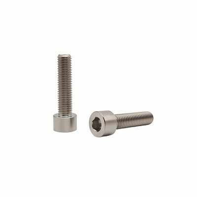 Op maat gemaakte zuivere titanium interne zeshoekige schroeven titanium legering cilindrische kopbouten titanium schroeven