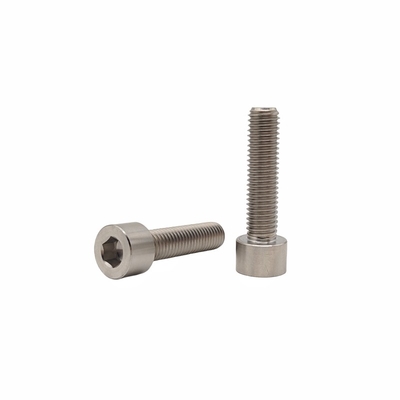 Op maat gemaakte zuivere titanium interne zeshoekige schroeven titanium legering cilindrische kopbouten titanium schroeven
