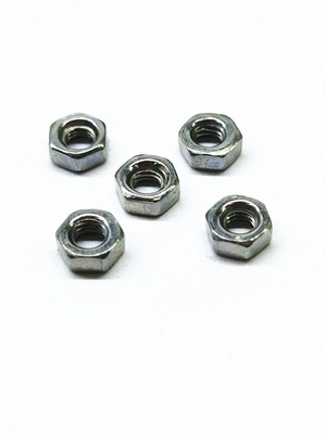 Hex Nut Zink Nickel Alloy Vastkoppelingen van roestvrij staal Originele kleur