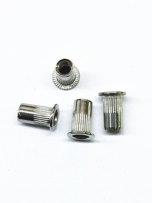 Tandpatroon Blind Hole Nut Zink Nickel Alloy In Aerospace Automobile Decoration