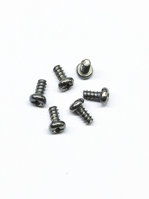 Zink-nikkel-legering Phillips-schroeven Elektronische miniatuur kleine schroeven Cross Pan Head Self Tapping schroeven