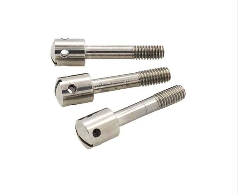 Precision Slotted Capstan Captive Screws DIN 404 ISO-compliant gegraven bevestigingsmiddelen in roestvrij staal Titanium Custom Materials