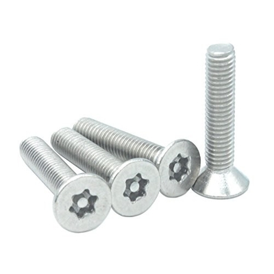 Flat Head Anti Theft Security Screws Voldoet aan ISO 9001 Normen Gecertificeerd ontwerp