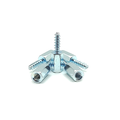 Industriële Messing Hex Standoff koud smeden Nylon 6/6 PA66 materiaal