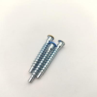 Roestvrij staal M5 self-tapping schroeven Zink geplatte platte koppakket van 100