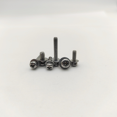 Phillips-schroeven met bolle kop en borgringen, verzinkt M4-M12