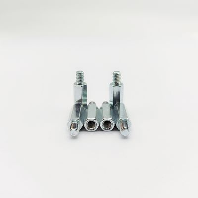 Heavy Duty Man-Female Hex Standoff Screw - Industriële kwaliteit - Blauw-Zinkgeplatte - M4 tot en met M10