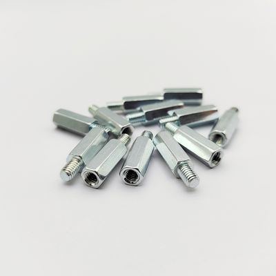 Heavy Duty Man-Female Hex Standoff Screw - Industriële kwaliteit - Blauw-Zinkgeplatte - M4 tot en met M10