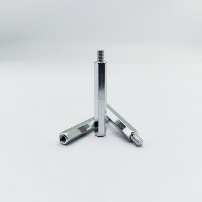 Roestvrij staal Hex-stand-off schroef M4-M12 10-100mm Blauw-Zink geplatteerd