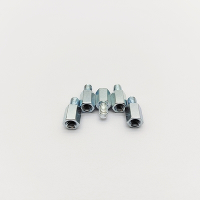 Rustvrij staal Hex-stand-off schroef M3-M12 5-100mm Blauw-Zink geplatteerd