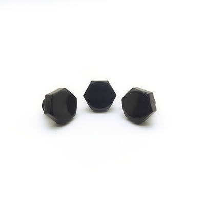 M8x1,25 mm roestvrij staal Hex Bolt 12,3 mm Zwart Elektrochrom