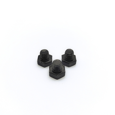 M8x1,25 mm roestvrij staal Hex Bolt 12,3 mm Zwart Elektrochrom