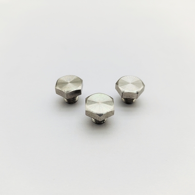 M8 Chromen Wielbouten 12,3 mm Lengte 13 mm Zeskantkop Roestvrij Staal