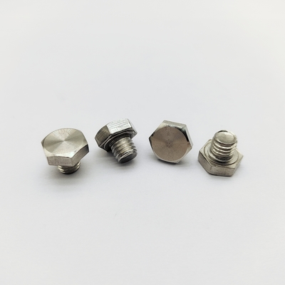 M8 Chromen Wielbouten 12,3 mm Lengte 13 mm Zeskantkop Roestvrij Staal