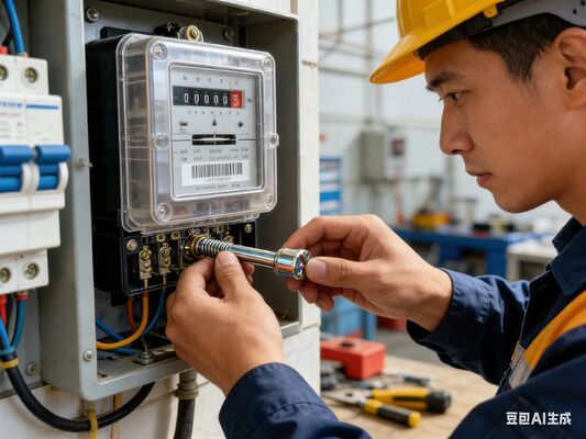 Installatie van elektrische meter Zinkgeplatte aanpassing kan aanpassen als uw tekening en ontwerp elektrische meter schroeven zwaar werk