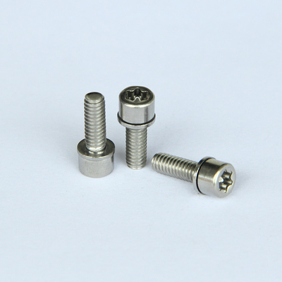 M4x6 Koude Geleide Schroeven, de Contactdoos Pan Head Screw van SS316 Hexalobular