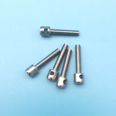 M4 Loodafdichtingsschroeven Elektrische meterschroef Nagelafdichting Tafelbouten met gat Roestvrijstalen bout 8 mm-50 mm Lengte - (M4x45mm