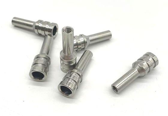 Vergulde CNC Draaibank die Delen, 316 Roestvrij staalschacht 6x31.6mm machinaal bewerken