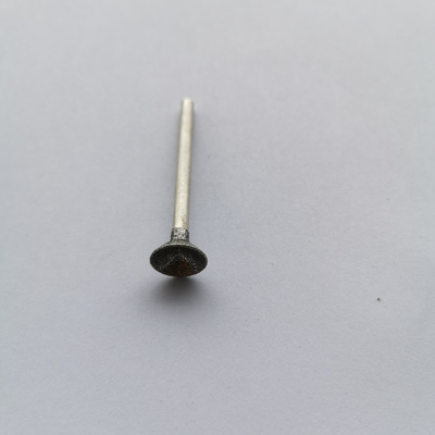 6mm Diamond Rotary Burr Drill Bit met 3mm Steel voor Roterend Hulpmiddel Diamond Nail Head Deburring Tool