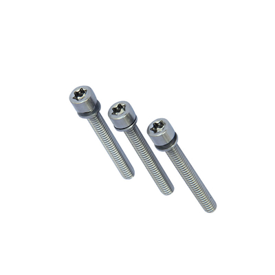 Torx 316 van het de Schroevenm6x16 Titanium van de Roestvrij staalmachine de Legeringsbouten, Automobieloem van de de Toebehorensteun van de Titaniumlegering