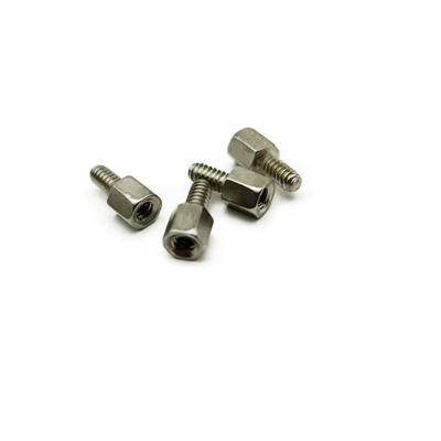 Vernikkelde de Schroevenm3x10.8 Hexagon Nagel van het Roestvrij staalafstand houden