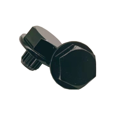 Zwarte van het de Elektroforesewiel van de Aluminiumlegering de Hubschroeven M6x1.0 6.8mm Hoofdhoogte