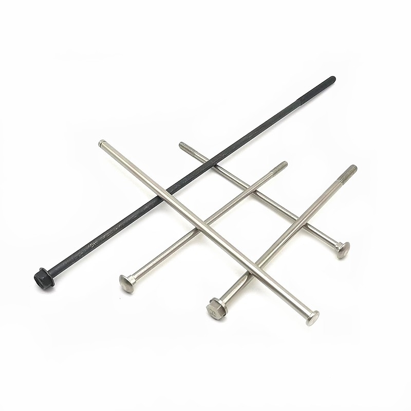 Extra-lange schroef motor verlengschroef Externe zeshoekige flens lange bocht M6 * 200 lange schroef voor motor