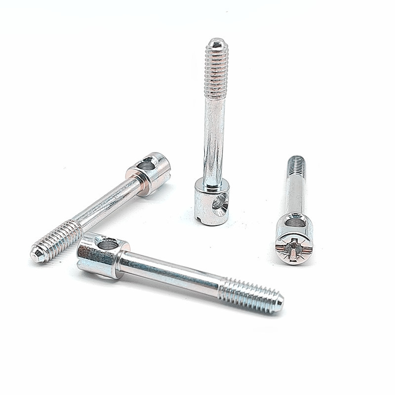 Precision Slotted Capstan Captive Screws DIN 404 ISO-compliant gegraven bevestigingsmiddelen in roestvrij staal Titanium Custom Materials