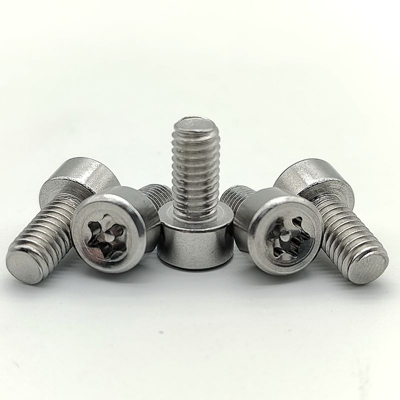 M10 30 Stainless Steel Security Screws Featuring Right Hand Thread Direction Optimized Communication Equipment Security