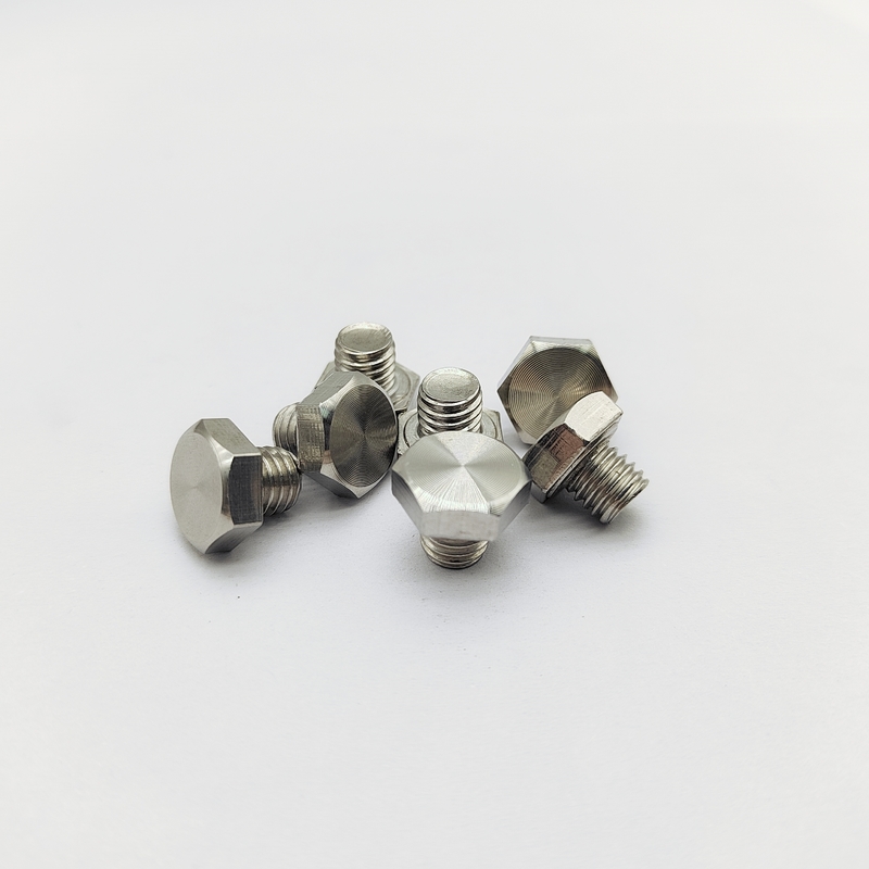 M8 x 7mm Wielnaaf Zeskantbout 13mm Kop 304 Roestvrij Staal