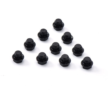 17mm van de Legerings de Decoratieve Spijkers van het Hexuitdraaialuminium Schroeven van de de Elektroforese Zwarte Hub voor Voertuig