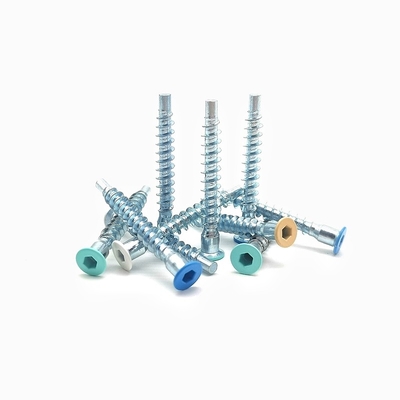 De rechte Schroeven van het Reparatiemeubilair - de Verzonken Hoofd Zelf Onttrekkende Schroeven van de de Roldraad van de Roldraad Binnen Hexagonale