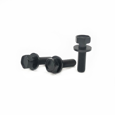 Geplatte Dacromet Buiten Hexagonale Gecombineerde Schroef Met Flat Pad 35mm